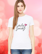 Load image into Gallery viewer, Love Sucks Valentine's Adult T-Shirt
