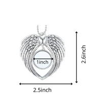 Load image into Gallery viewer, Custom Memorial Angel Wing Charm