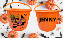 Load image into Gallery viewer, Personalized Halloween Pail
