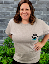 Load image into Gallery viewer, Animal Paw Print Pocket Shirt