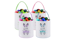 Load image into Gallery viewer, Custom bunny feet Easter Basket