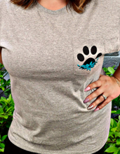Load image into Gallery viewer, Animal Paw Print Pocket Shirt