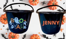 Load image into Gallery viewer, Personalized Halloween Pail