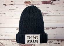 Load image into Gallery viewer, Dog Mom Pom Pom and Beanie Winter Hat