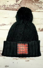 Load image into Gallery viewer, Minnesota Pom Pom and Beanie "lakes, lefse, loons" Winter Hat