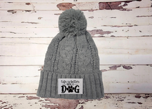 Load image into Gallery viewer, Life's Better With A Dog Pom Pom and Beanie Winter Hat