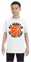 Load image into Gallery viewer, My Heart Is On That Court Youth Shirt