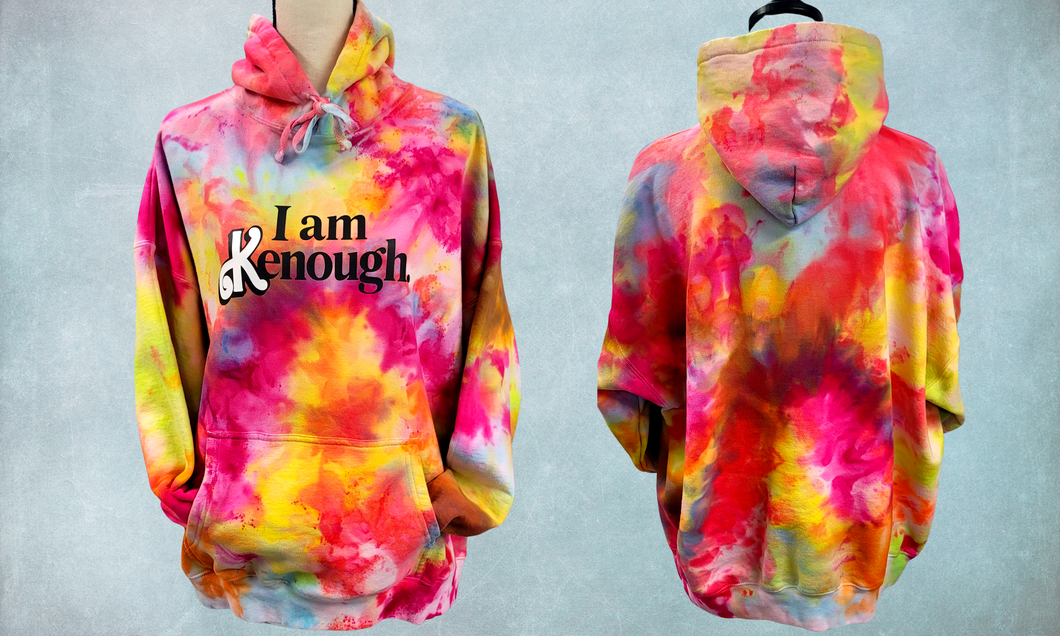 I am Kenough tie dye hoodie