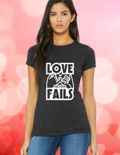 Load image into Gallery viewer, Love Never Fails Valentine Adult Shirt
