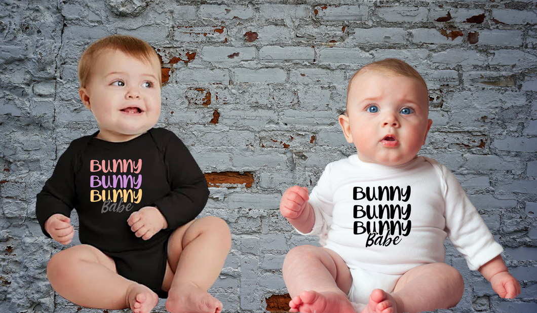 Bunny Babe Easter Baby Onesie