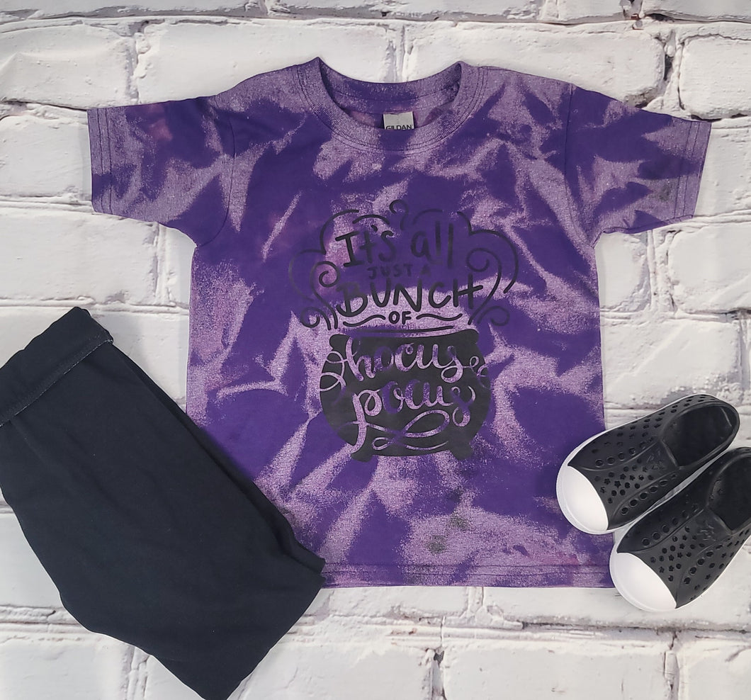 It's all a bunch of Hocus Pocus Toddler Halloween Tie Dye Shirt