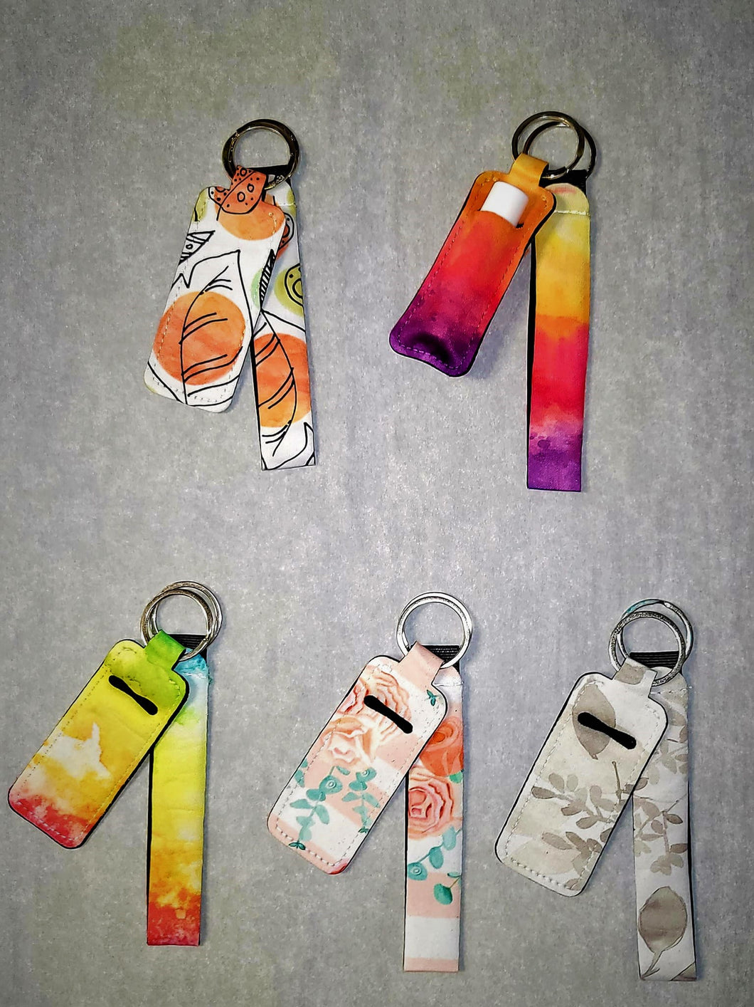Wristlet and Lip Stick/Lip Balm Keychain Holder