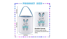 Load image into Gallery viewer, Custom bunny feet Easter Basket
